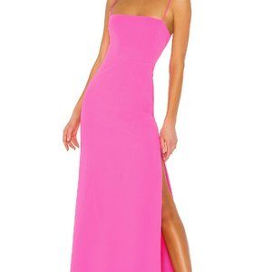 Superdown Addison Maxi Dress in Pink Size Small